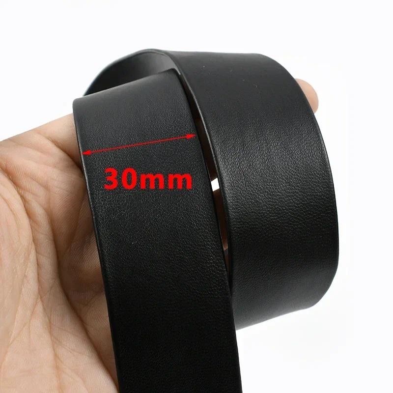 

5/10/20M 3-50mm Black Leather Ribbon Hemming Soft PU Lace Cord Jewelry Decoration Rope Clothes Edge Banng Sewing Webbing Tapes