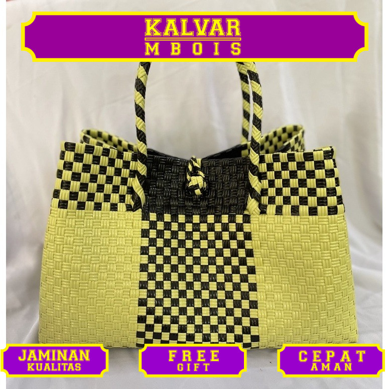 Tas Wanita Jumbo Jali Terbaru Premium Petty XXL / Tas Anyaman Muat 12kg - READY STOK