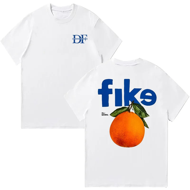 Tren Baru Kaos Oranye Dominic Fike Merchandise Dominic Fike Wanita Pria Fashion Santai Kaos Lengan P