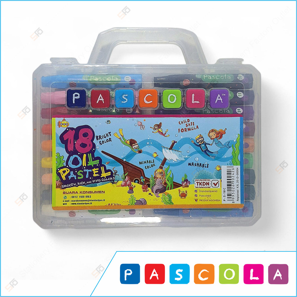 

Crayon Oil Pastel Pascola isi 18 - P-S-18C