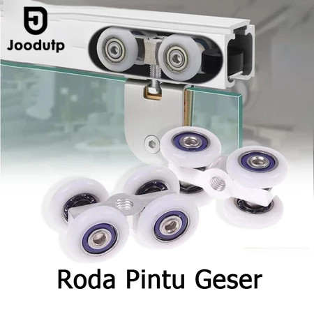 JOODUTP Roda Pintu Geser Kamar Mandi Pintu Kaca Jendela Pintu Geser Katrol Halus Tahan Aus