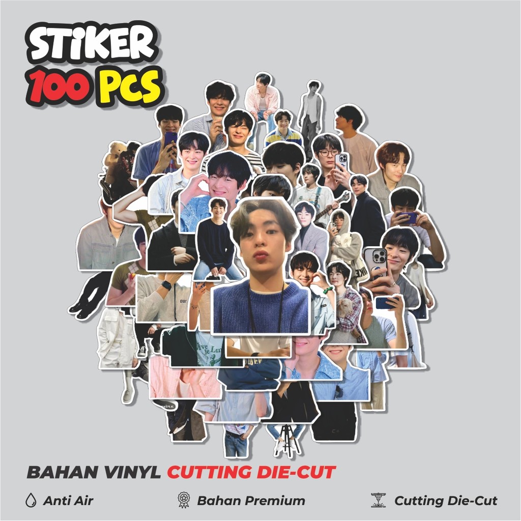 

Terbaru! 50 pcs Stiker Song Geonhee Dekorasi Lucu Kreatif untuk Notebook, Skateboard, HP