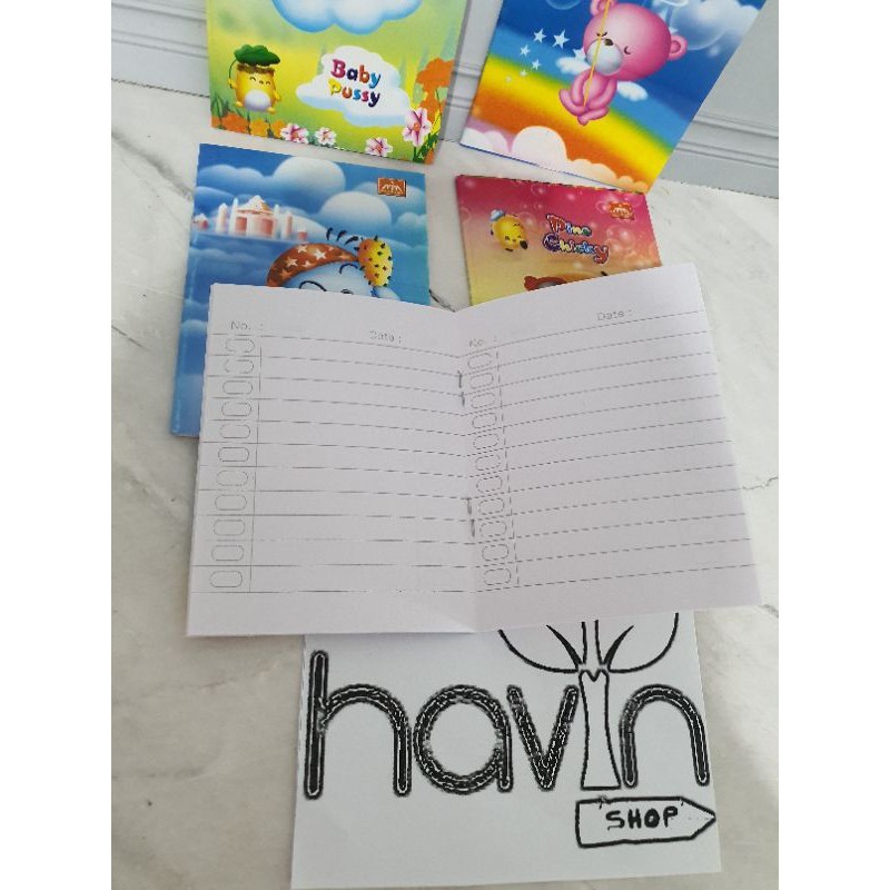 

(10pc) BUKU CATATAN/MEMO MINI/NOTES TIPIS/BUKU KREDIT