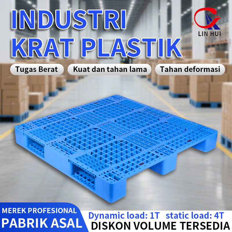 LIN HUI Palet plastik berkualitas tinggi 120x120*15cm Palet plastik berkualitas tinggi baru Palet pl