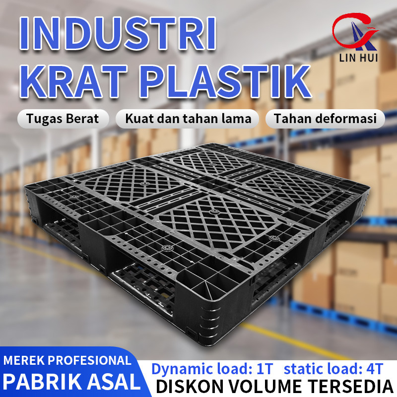 LIN HUI Palet plastik ukuran 120×100×15cm Palet plastik baru berkualitas tinggi Palet plastik susun 