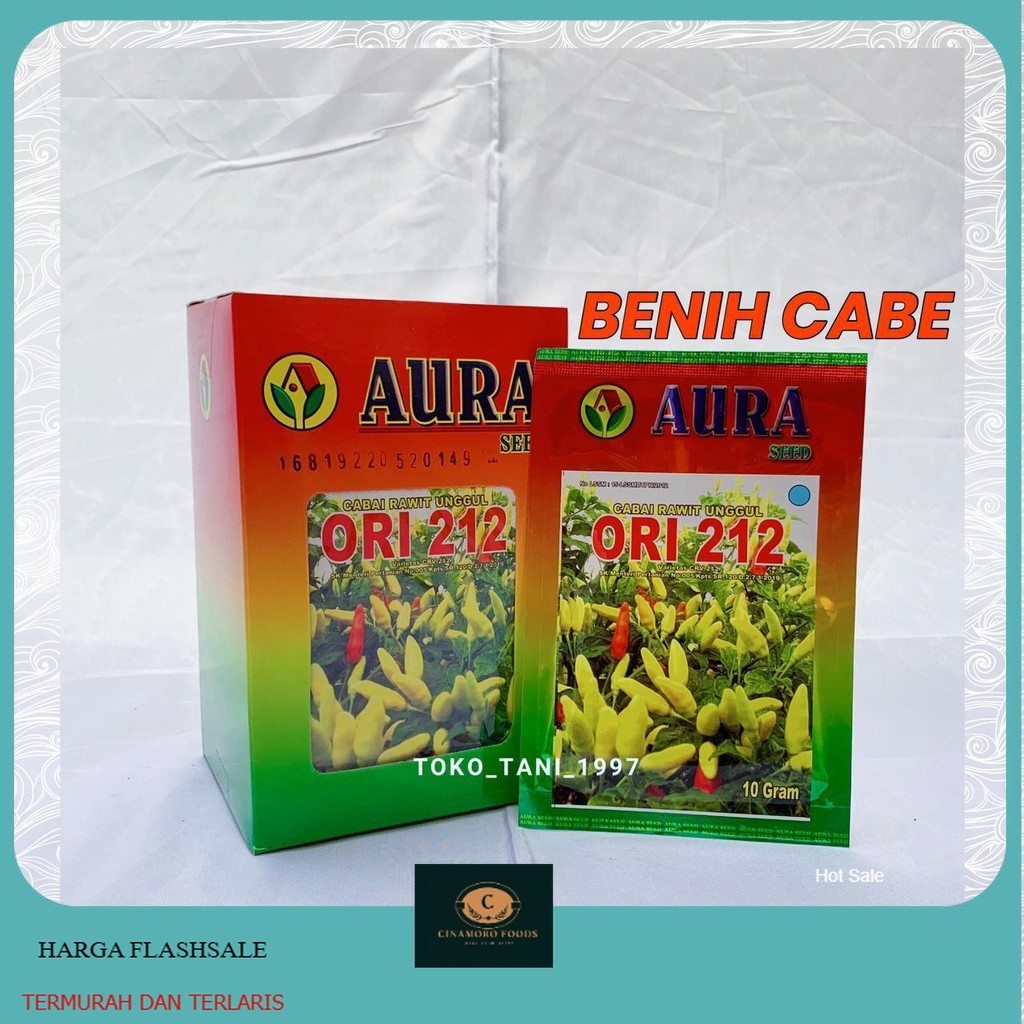 BENIH CABE RAWIT ORI 212 AURA SEED 10gr