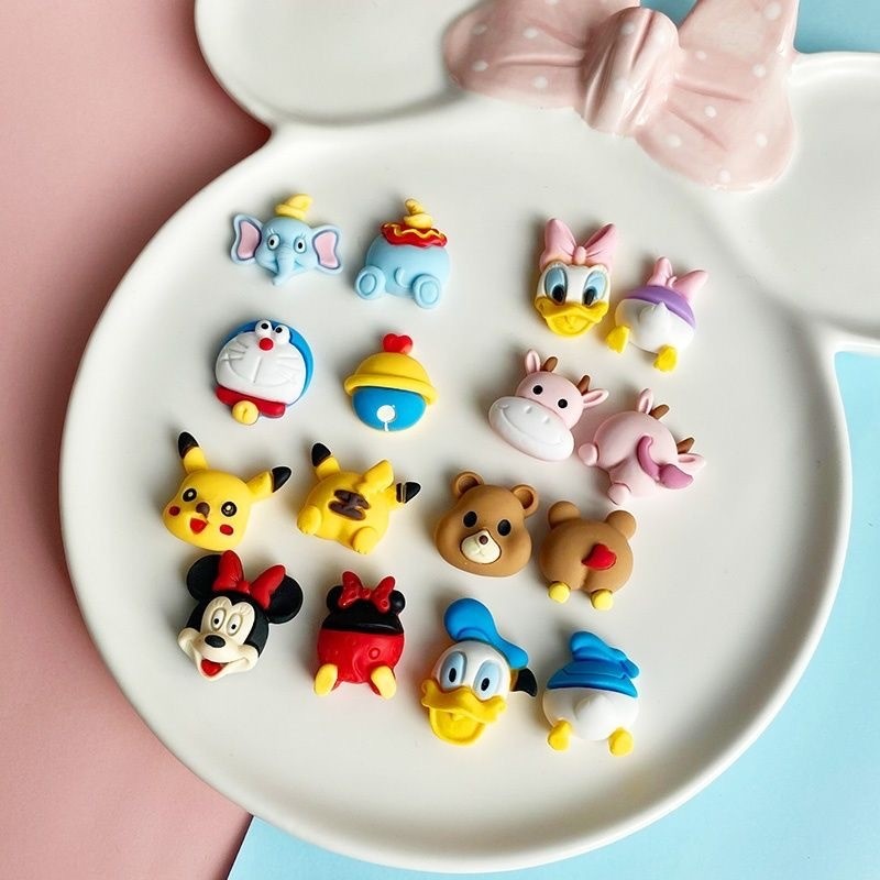 Pin Charm Aksesoris Hiasan Sandal Baim Pin Kancing Sendal Kodok Bahan Pvc