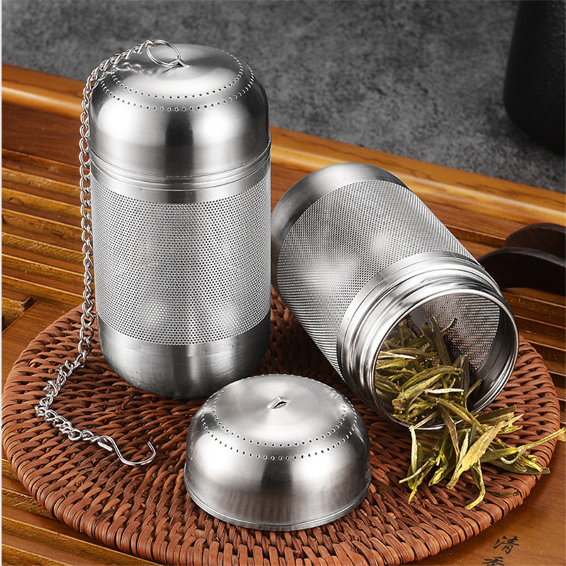 Tea Strainer Stainless Steel Tea Infuser Tea Leaves Spice Seasoning Ball Strainer Teapot Fine Mesh C