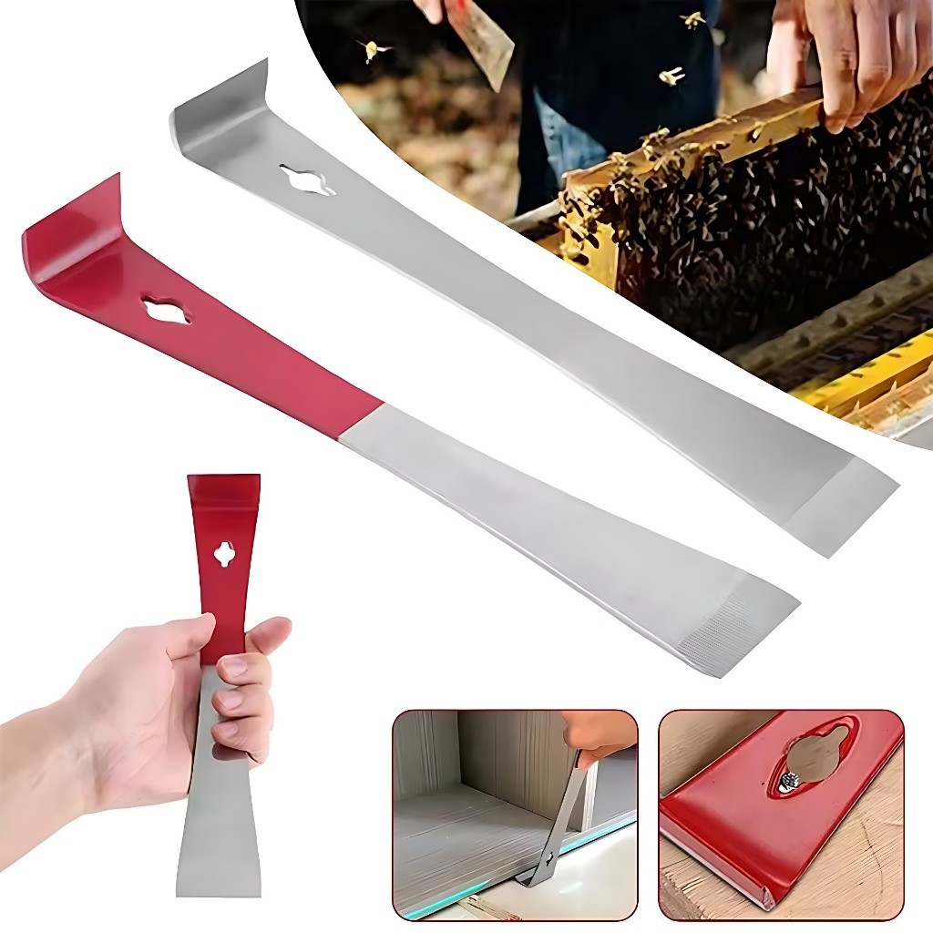 Alat Ternak Lebah Bee Hive Tool Frame Alat Sarang Lebah Peralatan Pengikis Kotak Lebah Lebah Propoli