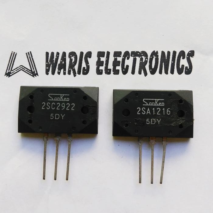 transistor final Sanken 2SA1216 - 2SC2922 5DY ori japan Berkualitas
