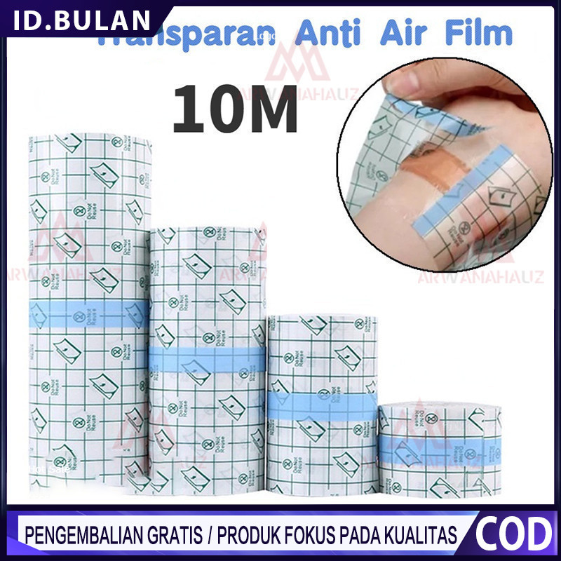 10/20CM×10M Plester Anti Air / Tranparent Film Dressing Roll / Anti Luka Plester / Pita Medis Anti A
