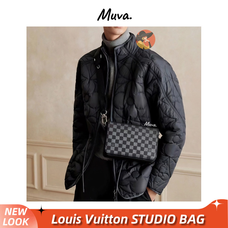 Pria/tas bahu Louis Vuitton LV STUDIO Men/Shoulder Bags