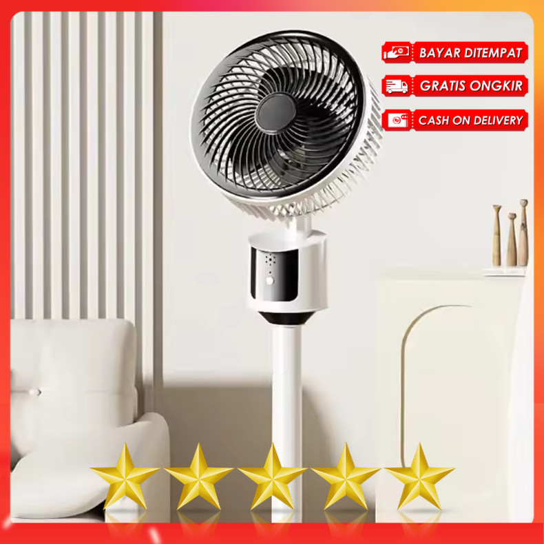 Kipas Angin Lantai Floor Fan USB Multi Angle ALIONG