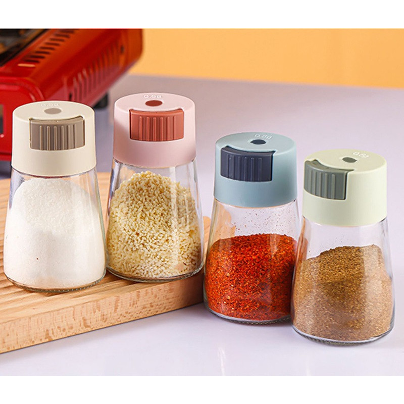 Botol Bumbu Plastik Dapur Garam Gula Toples Bumbu Dapur Toples Penyimpanan Toples Bumbu Tabur Masak 