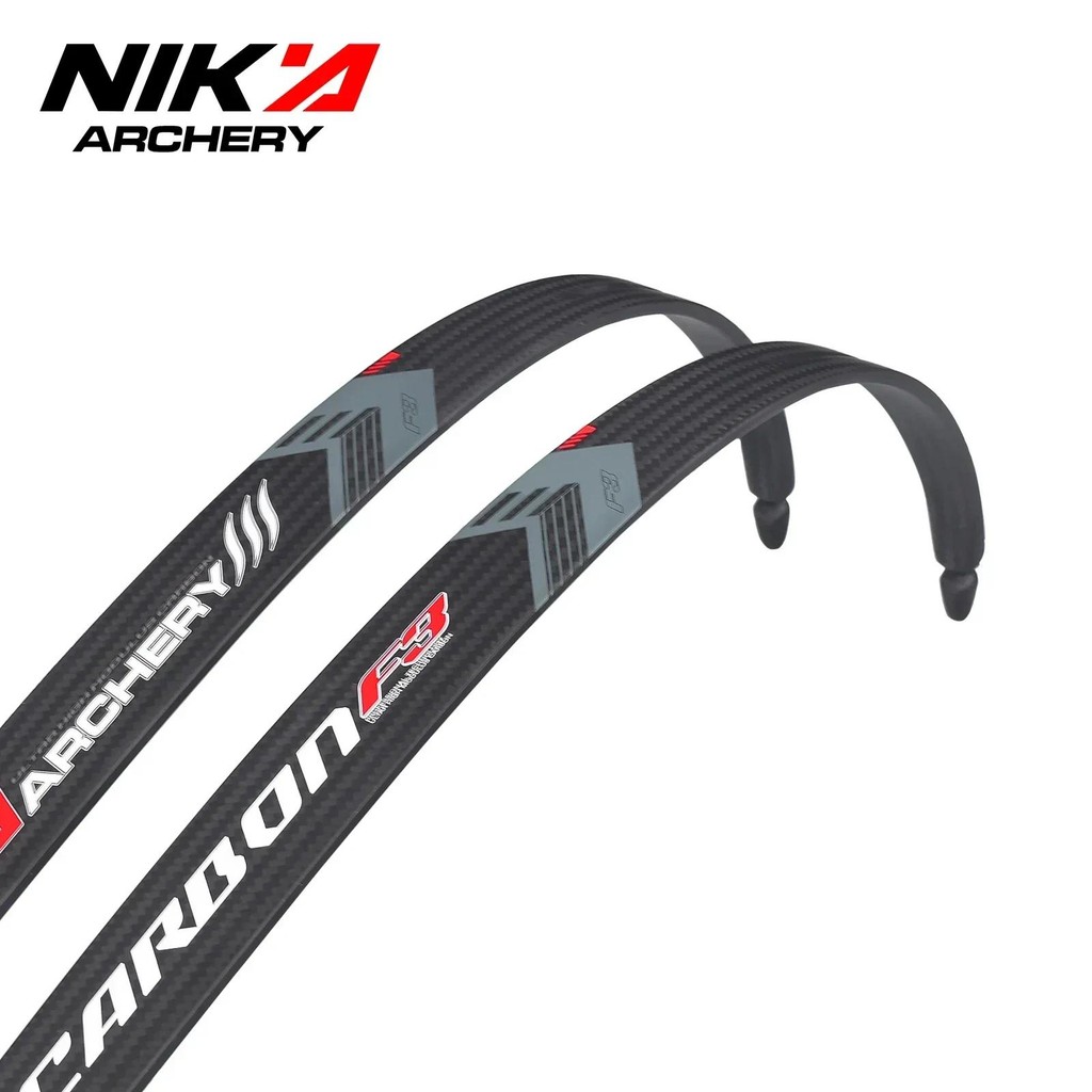 1 Pair Nika Archery F3 Limbs 68"/70" Recurve Bow Limbs Progress Series 20-50 lbs 60% Carbon Fibre   