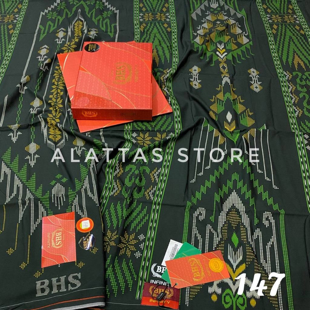 (Motif Baru) Sarung BHS INFINITY GOLD SILVER MOTIF PKA PKC PKB PKD PKE Sarung BHS INFINITI Batik // 