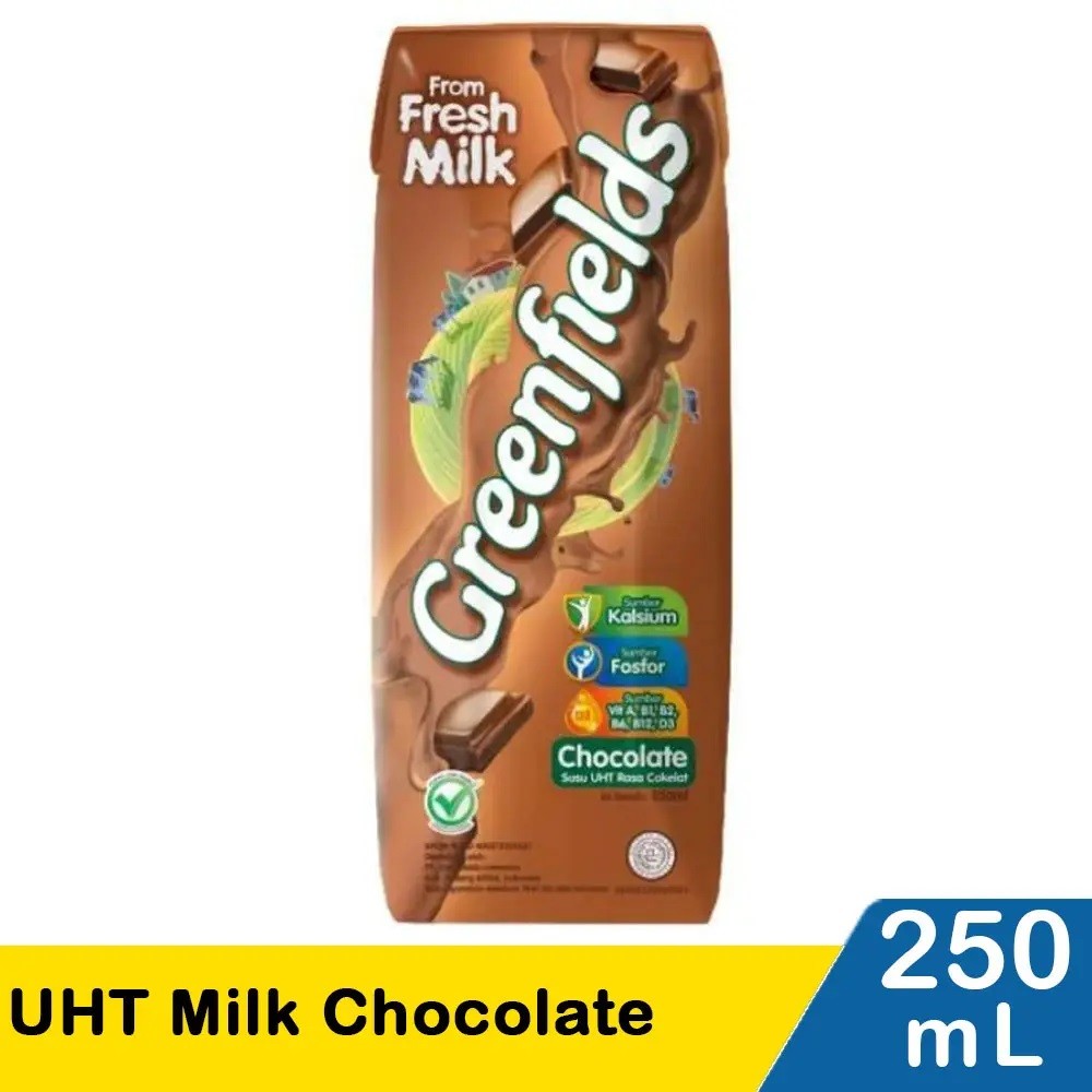 GREENFIELDS UHT MILK CHOCOLATE 250mL