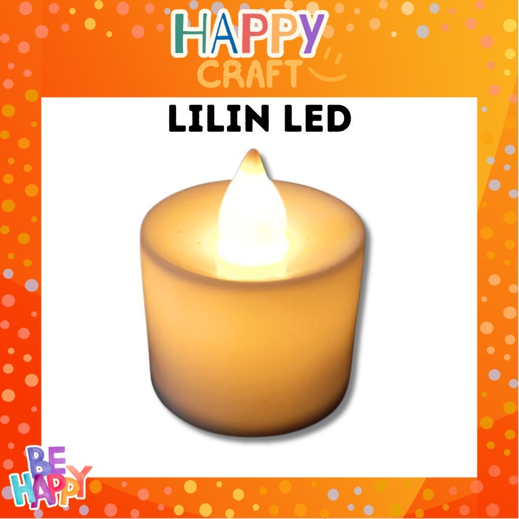 Lilin LED / Lilin Elektrik Baterai warm white