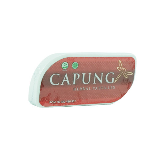 CAPUNG HERBAL PASTILLES 7 gram / PERMEN CAPUNG Obat herbal berhenti merokok capung pastilles permen 