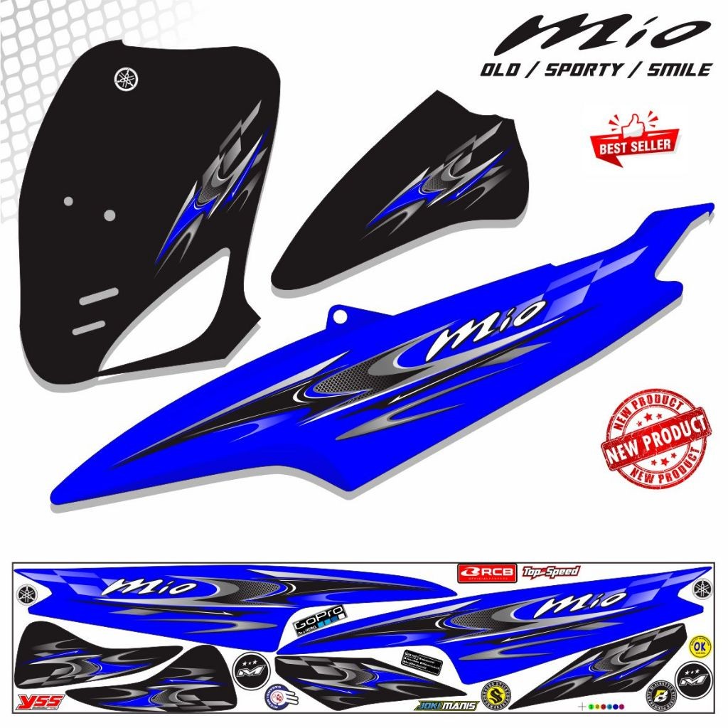 STIKER STIKER MIO STRIPING MIO STIKER