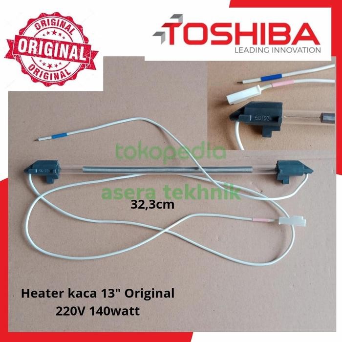 sPaRePaRt HEATER KACA KULKAS 2 PINTU TOSHIBA ORIGINAL 13" INCHI