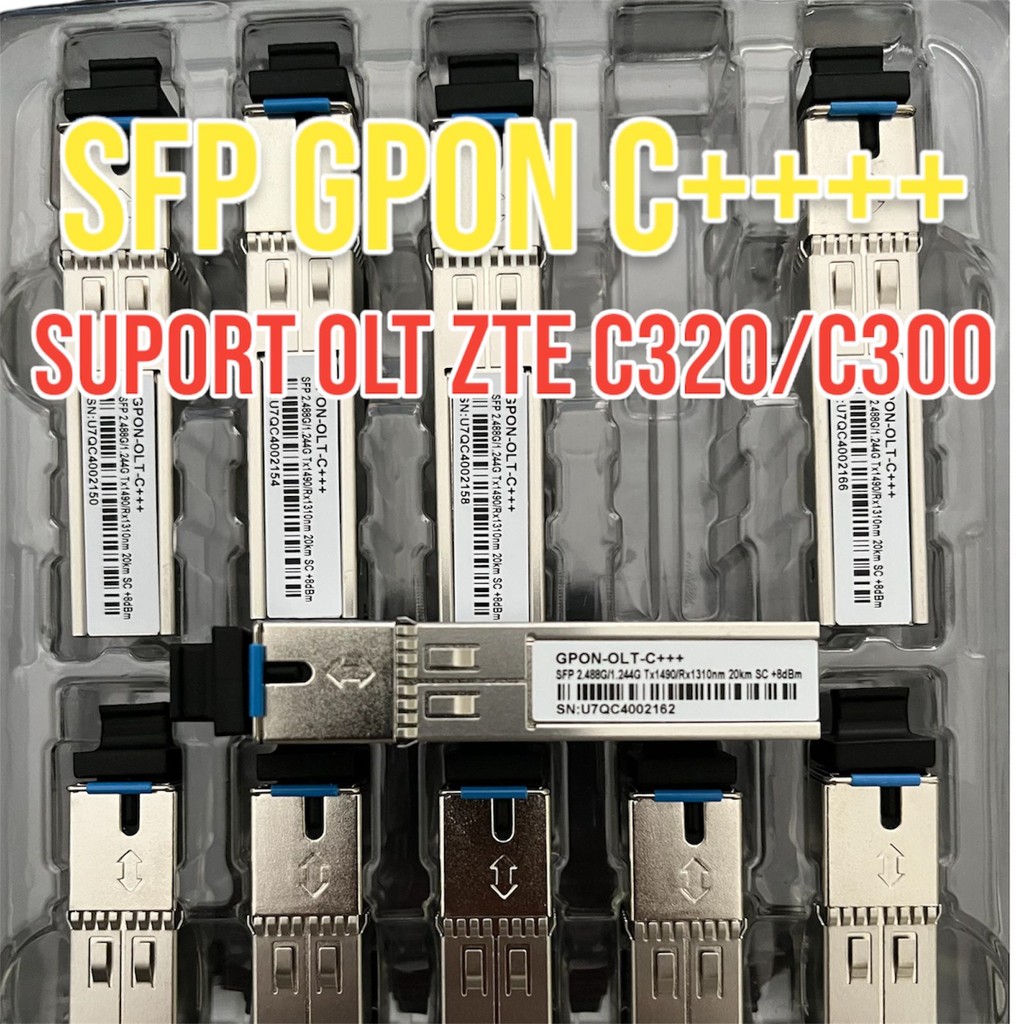 SFP GPON C+++ SUPORT ALL OLT & OLT ZTE
