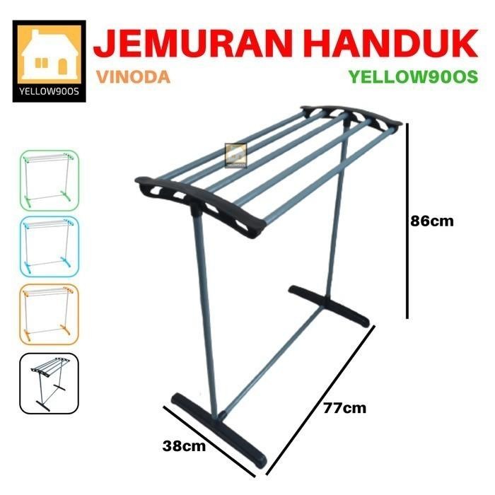[ New Arrival  ] Jemuran handuk / gantungan handuk - Vinoda hitam