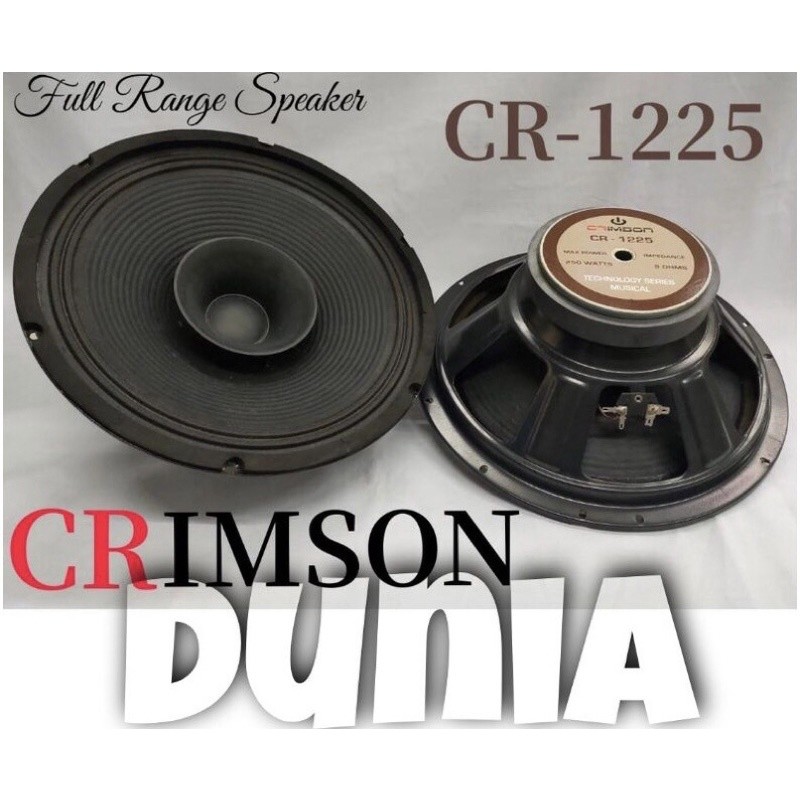 Speker Crimson 12 inch CR - 1225 FullRange 250 Watt
