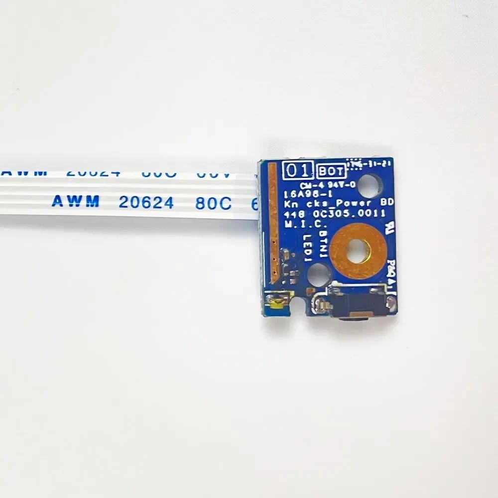 For HP Pavilion X360 14-BA 15-BR 11-AD 11M-AD TPN-W124 Laptop Power Button Board Cable 448.0C305.001