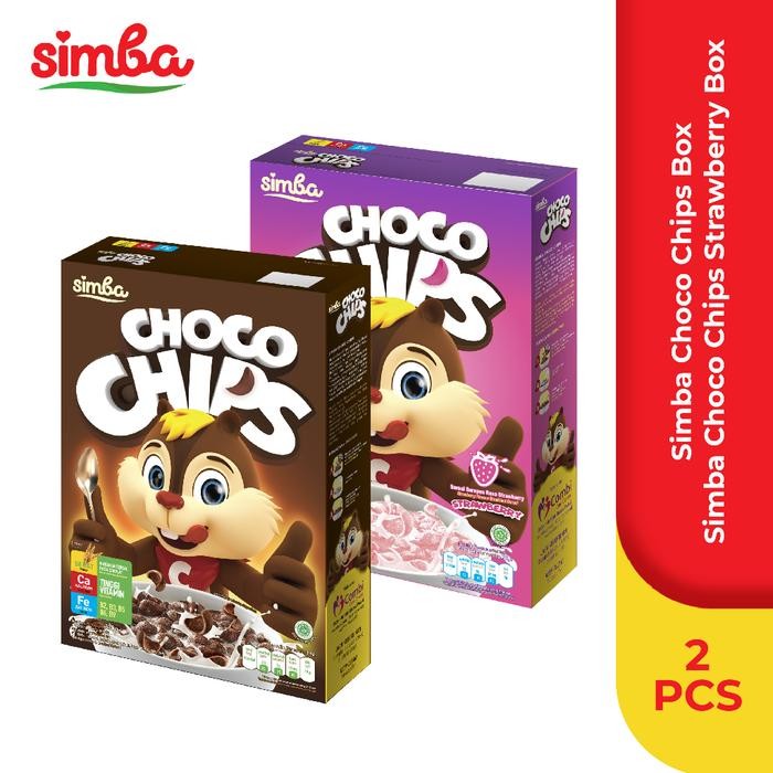 [  Djaya Djaya   ] 1 Choco Chip Cereal Box 300 gr & 1 Choco Chip Strawberry Box 300gr