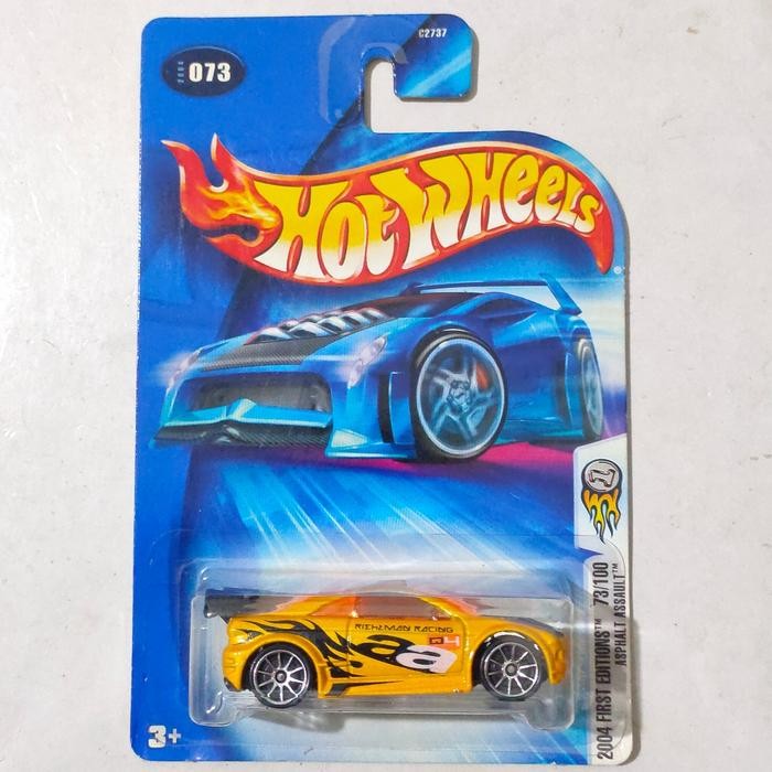 HW Hot Wheels Asphalt Assault kuning tampo aa 2004