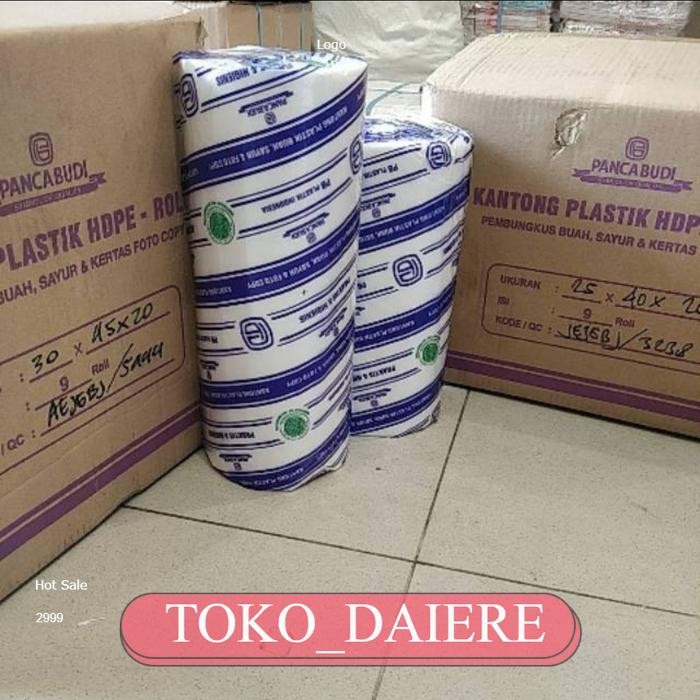 Kantong Buah/Kantong Sayur/Plastik Fotocopy Plastik HD ROLL 25x40