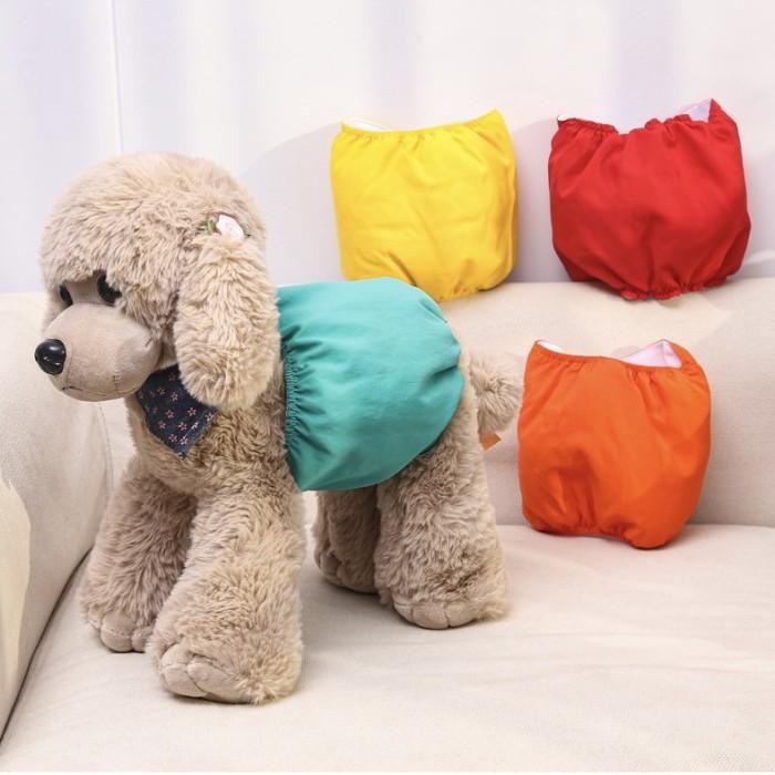 Pet diapers belly belt dog marking belt dog pee pants boy male dog pokok anjing - Merah, XS by Happy