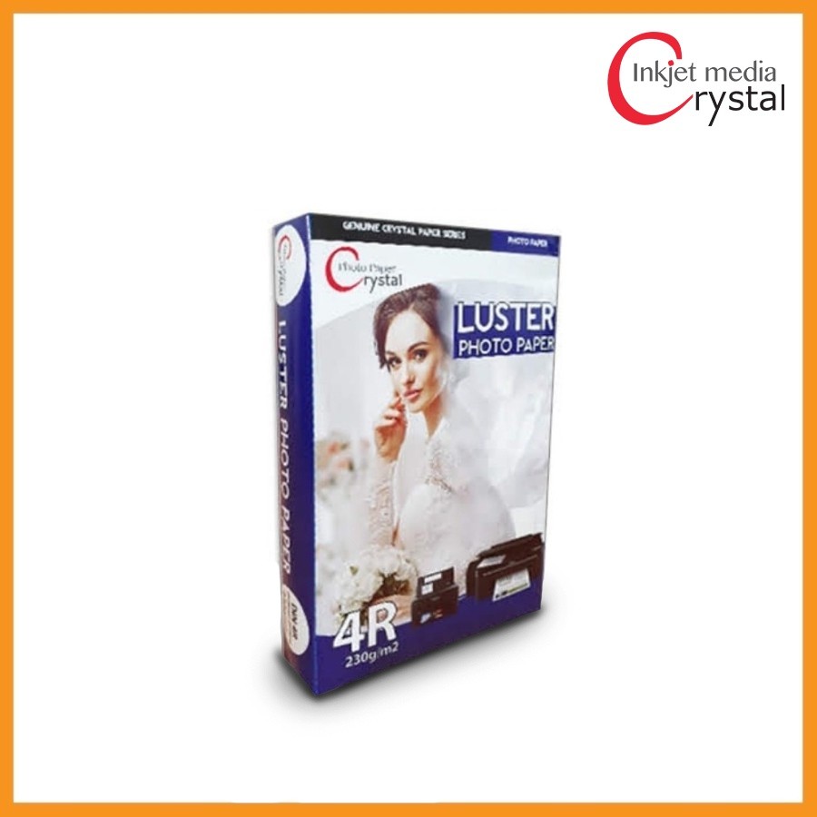 RC Photo Paper 4R kertas inkjet foto Luster / Glossy Crystal Profesional