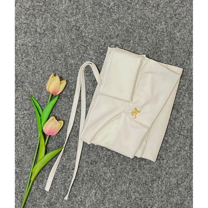 [New Arrival] RURI FRENCH KHIMAR JERSEY SET CADAR DUA LAYER FK JUMBO BY MANTIKAHIJAB - BW set Cadar,