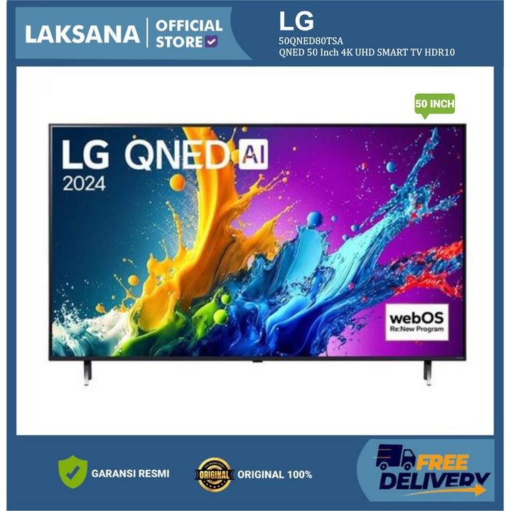 LG 50QNED80TSA QNED 50 Inch 4K UHD SMART TV HDR10 50QNED80