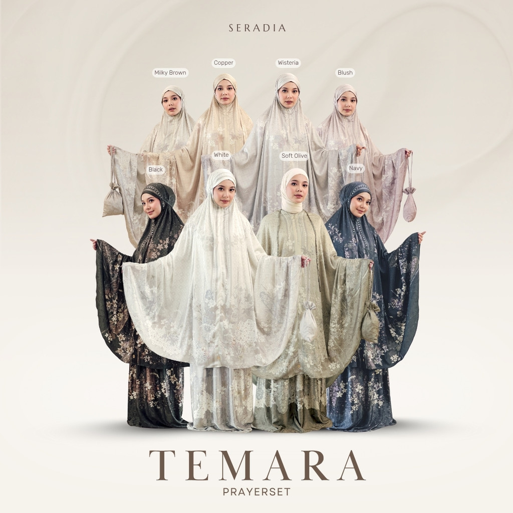 Seradia - Mukena Motif Temara 2in1