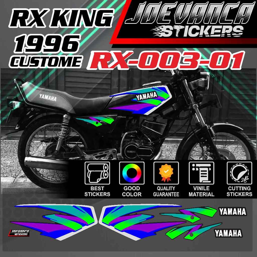 Striping Stiker Lis Motor Yamaha RX KING 96 RX-003 Custome