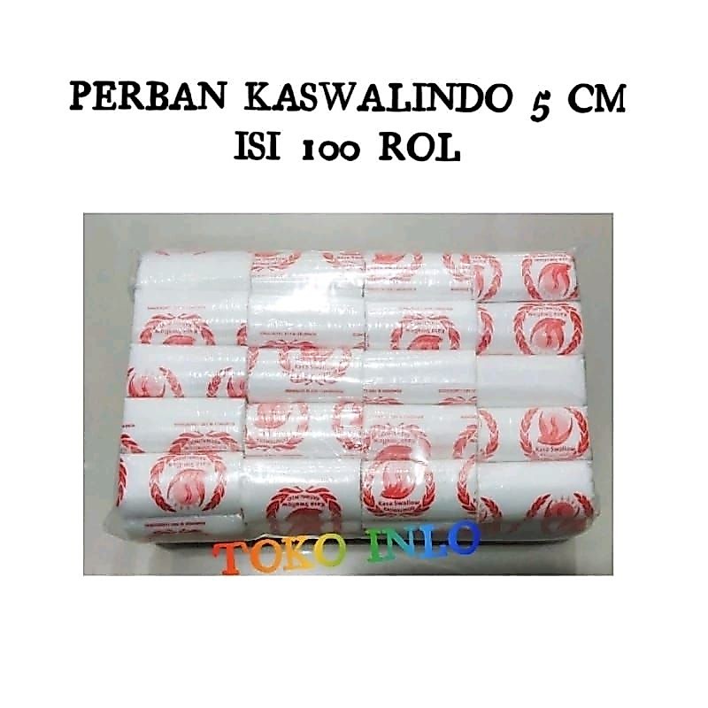 PER PACK Perban Gulung 5 cm/Kasa Gulung/Perban KASWALINDO