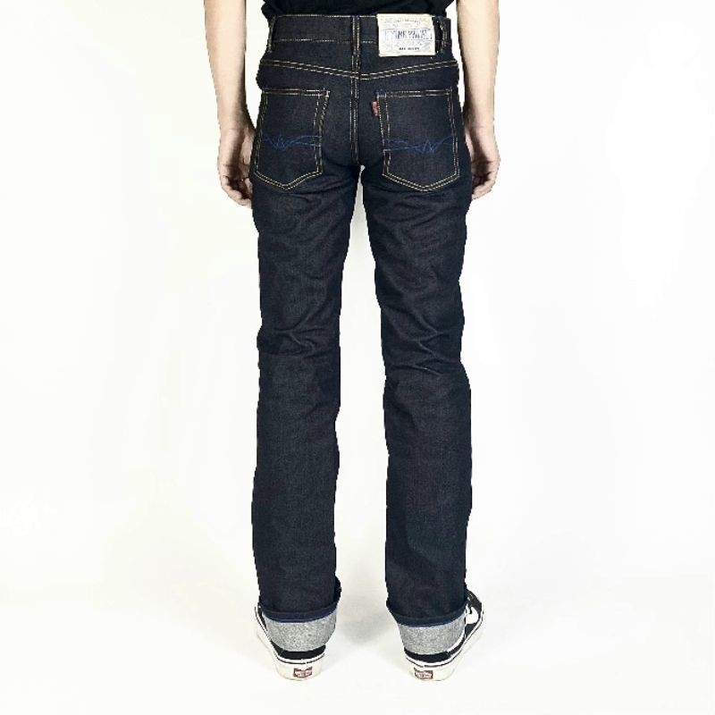 BISA COD  - celana denim 16oz kaku raw denim selvedge accent nonstrecth unsanforized