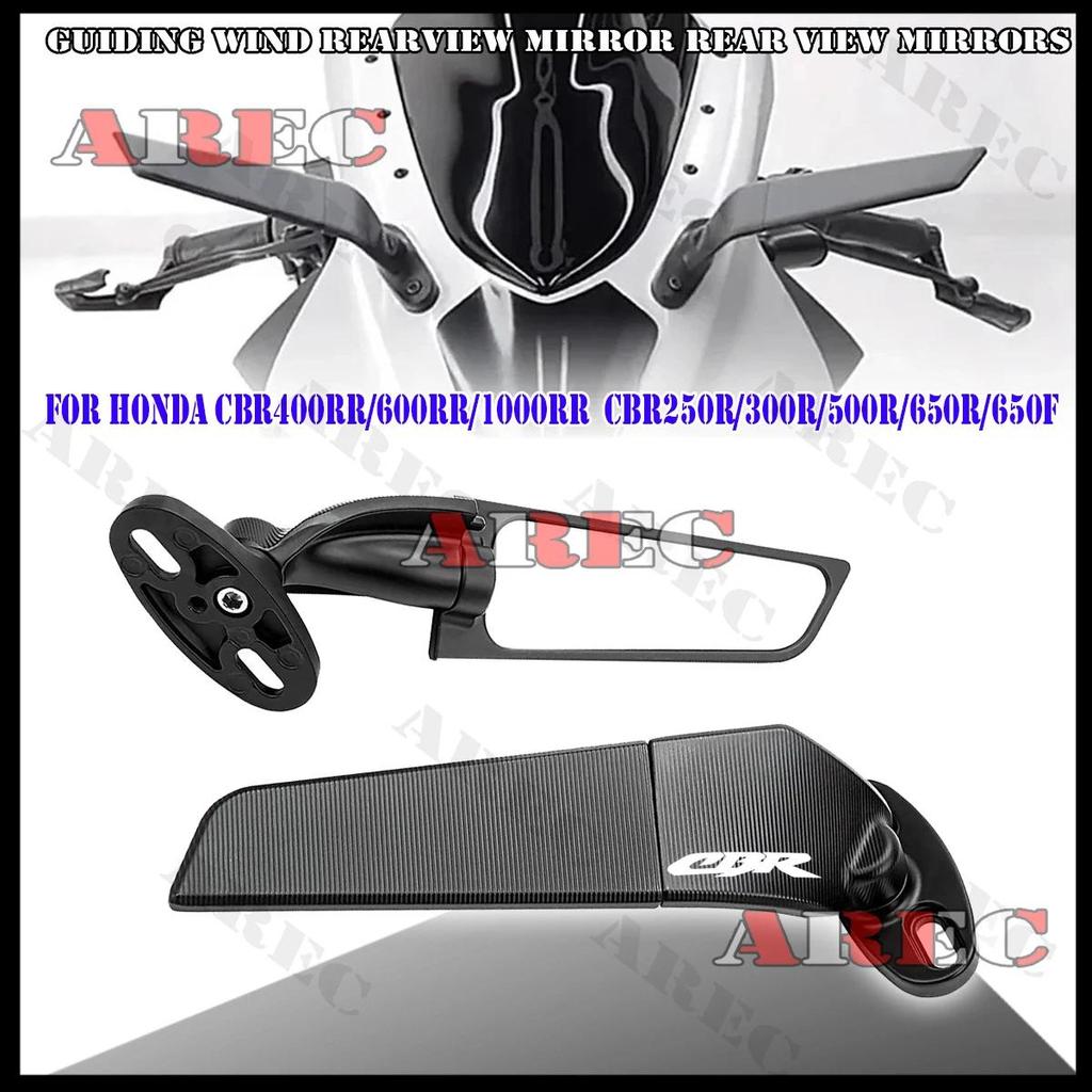Untuk Honda CBR 400/600RR CBR1000RR Spion Universal yang Dapat Disesuaikan, Spion Penahan Angin, Spi