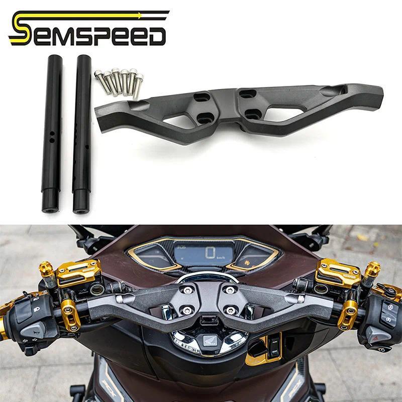 Semspeed Motorcycle CNC Handle Bar Mount Handlebar Clip Ons Support For Honda PCX 160 150 125 2012-2