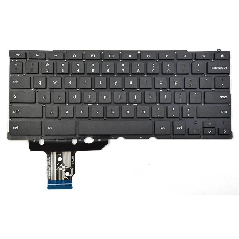 New For Samsung Chromebook Plus XE520QAB XE520QABK02US XE521QAB XE521QABK01US Laptop Keyboard US Bla