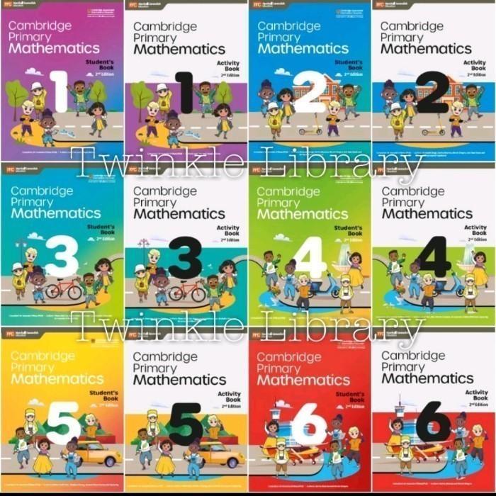 BUKU FISIK Cambridge primary Mathematics student book activity book 4,5 - level  - level 5, student 