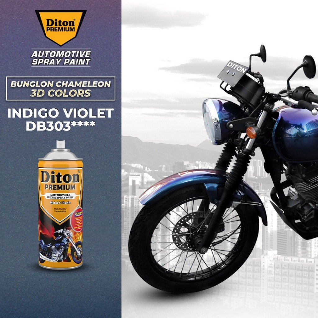 CAT DITON PREMIUM INDIGO VIOLET DB303**** BUNGLON COLORS