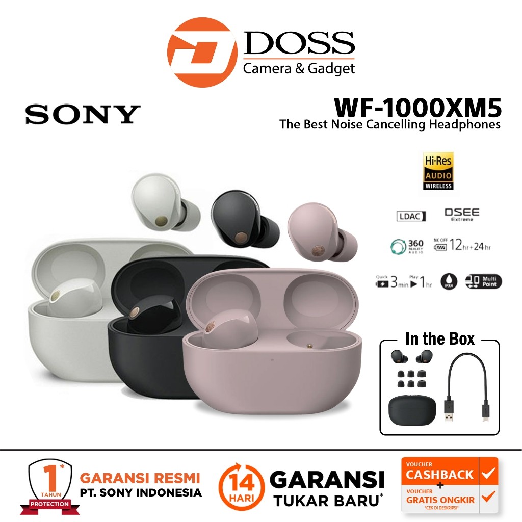 Sony WF-1000XM5 Wireless Earphone WF1000XM5 WF1000 XM5 WF 1000 XM5