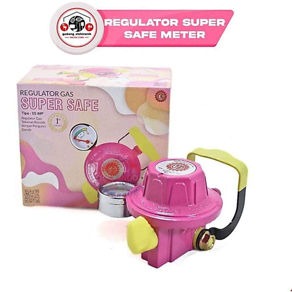 Regulator Super Safe SS-88P / Regulator Gas supersafe Tekanan Rendah SS 88P