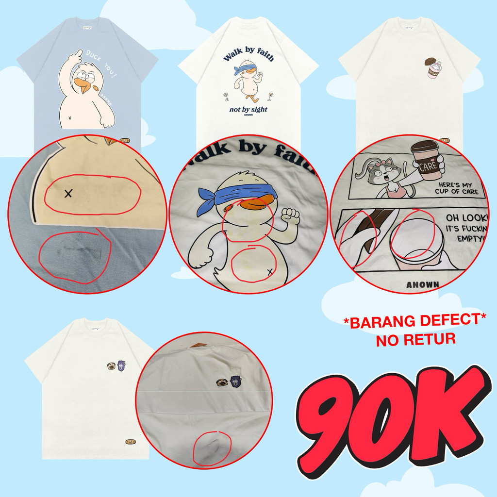 DEFECT T-SHIRT ANOWN