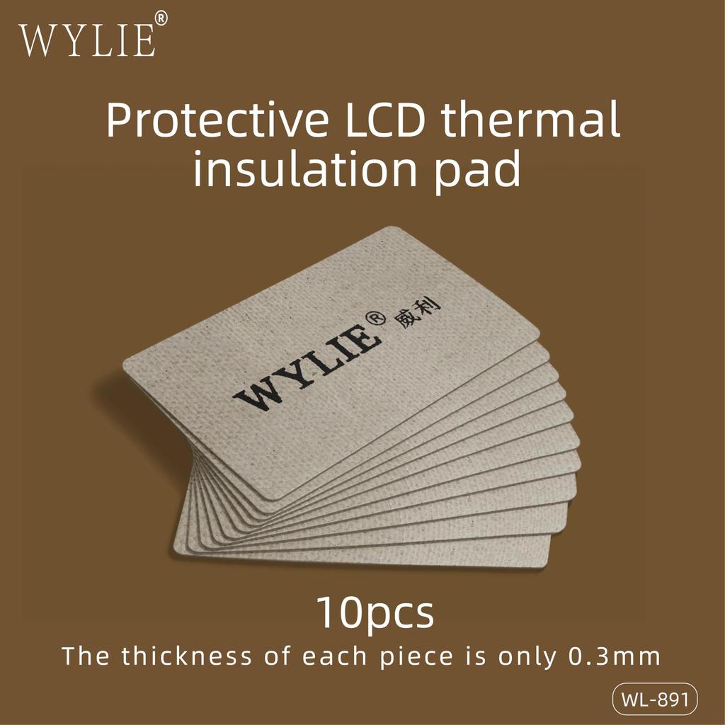 WYLIE WL-891 IC Screen Transplant Protective LCD Thermal Safety Insulation Pad tidak merusak layar, 