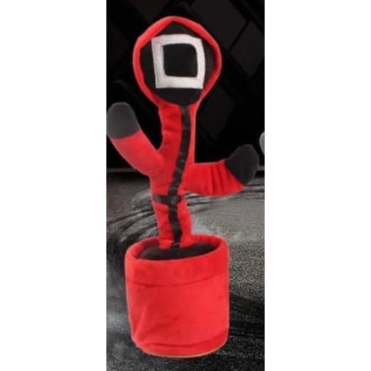 Cactus Toy Boneka Pintar Kaktus Joget Joged Goyang Bisa Ngomong Rekam Bicara Menari Dance - SQUID GA